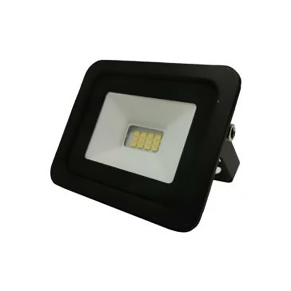 PROJECTEUR LED 10W IP65 NOIR 800 LUMENS - 6000K