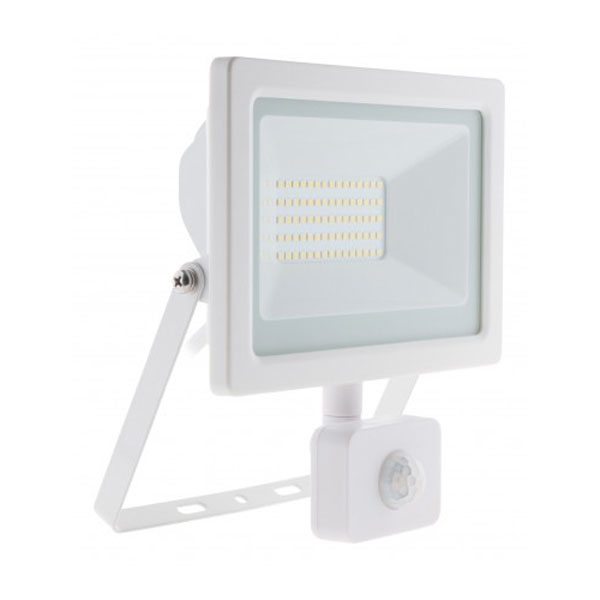 PROJECTEUR LED 30W IP44 + DETECTEUR BLANC 6000K Elexity
