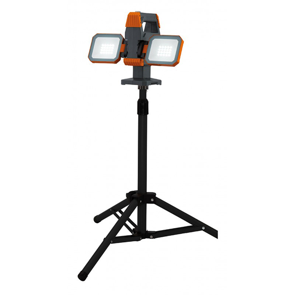 PROJECTEUR LED PORTABLE SUR TREPIED 2X15W IP54