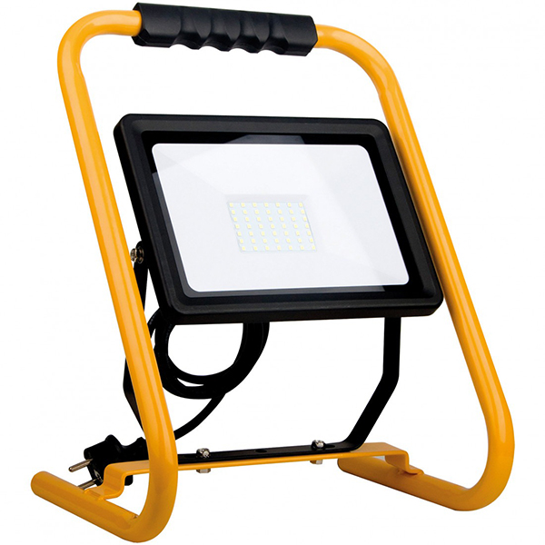 PROJECTEUR LED PORTABLE +CABLE 50W 6500K 4000 LUMENS IP65