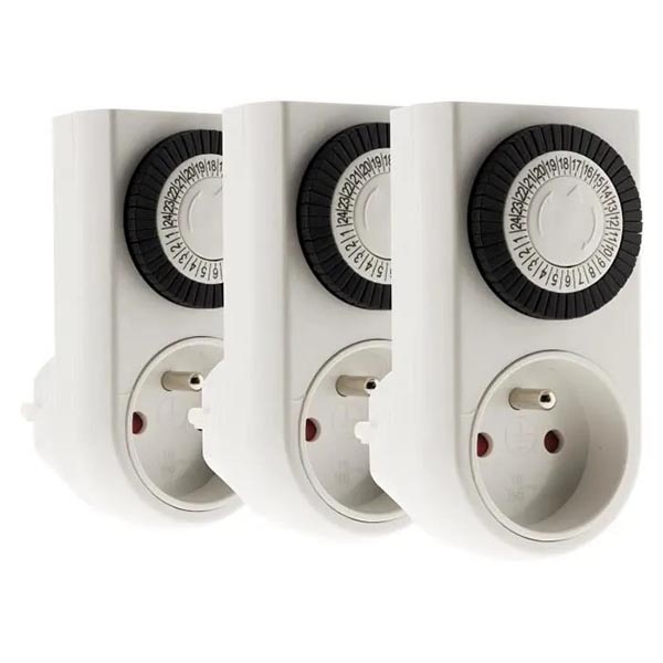 LOT DE 3 MINI PROGRAMMATEURS MECANIQUES