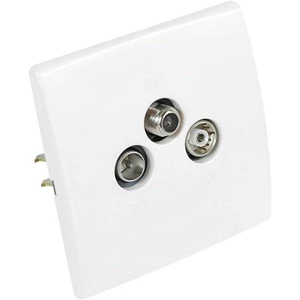 PRISE TV/FM/SAT BLANC PERFECT