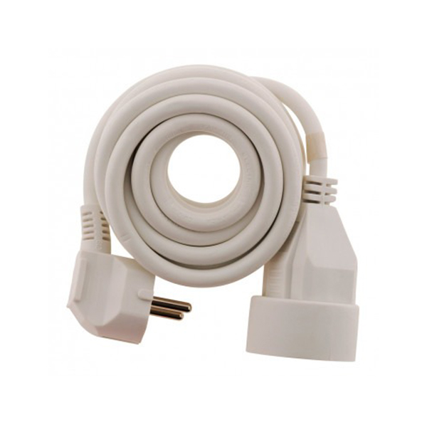 RALLONGE HO5VV-F 3G1.5 BLANC 10 M