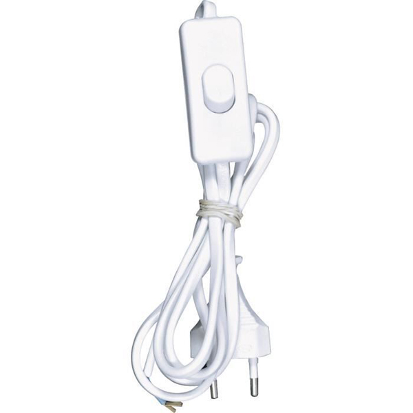 CORDON INTER POUR LUMINAIRE LG : 1.5 M BLANC
