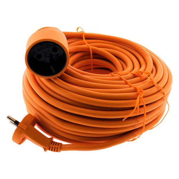 PROLONGATEUR HO5VV-F 2X1.5 ORANGE LG: 25 M
