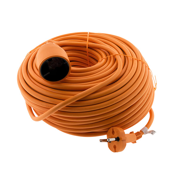 PROLONGATEUR HO5VV-F 2X1.5 ORANGE LG: 40 M