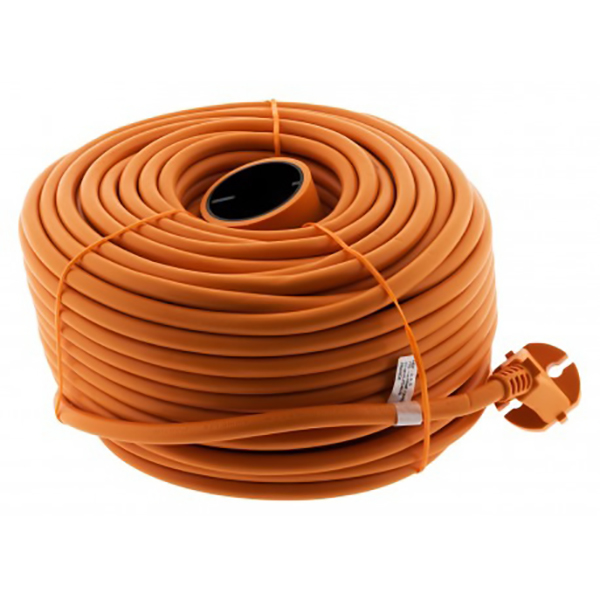 PROLONGATEUR HO5VV-F 2X1.5 ORANGE LG: 50 M