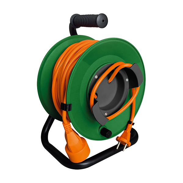 ENROULEUR SANS PRISE HO5VV-F 2X1,5 LG: 40 M + COUPE CIRCUIT