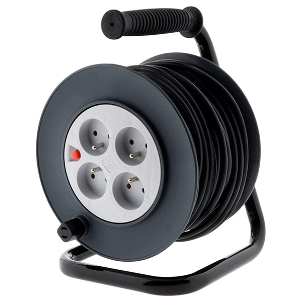 ENROULEUR HO5VV-F 4 PRISES 16A 3G1,5 20 M + COUPE-CIRCUIT