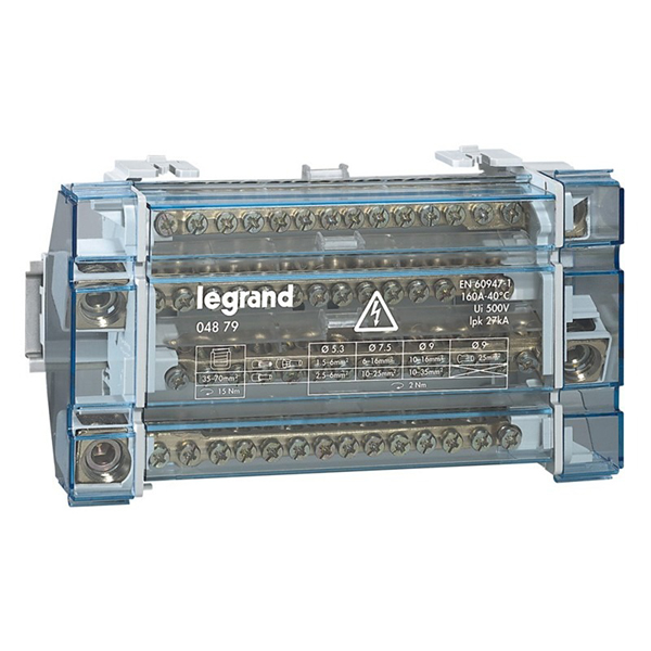 REPARTITEUR MODULAIRE MONOBLOC 4P 160A 10MOD 004879 LEGRAND