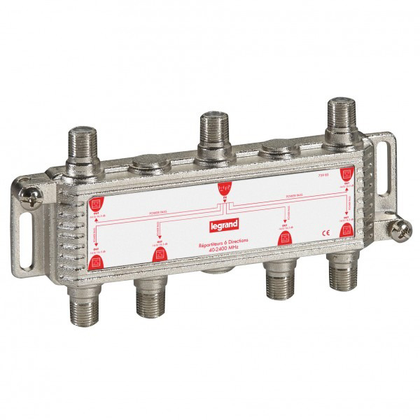 REPARTITEUR HERTZIEN STANDARD 6 SORTIES F -11DB073983 LEGRAND