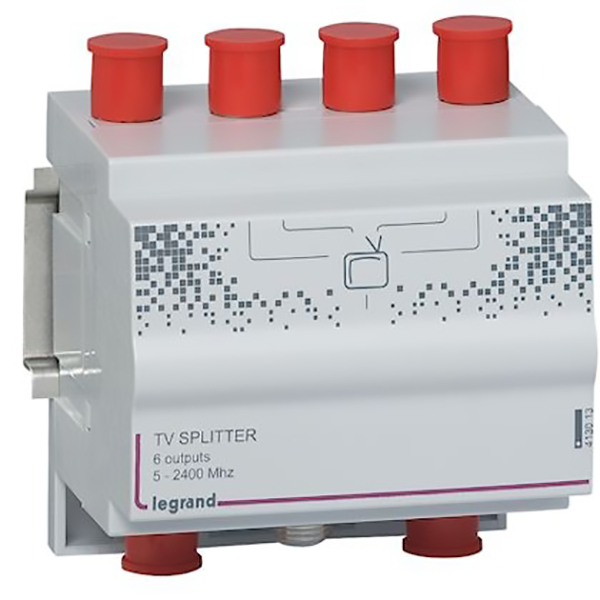 REPARTITEUR MODULAIRE TV TNT 5-2400MHZ 6 SORTIES 4MOD 413013 LEGRAND