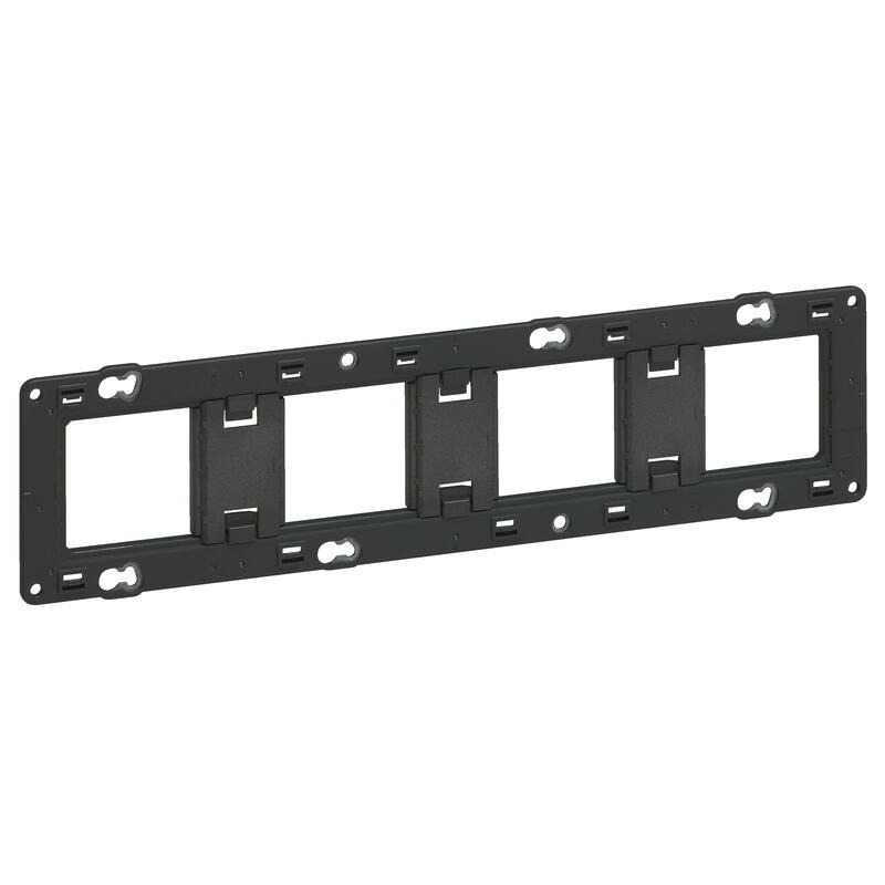 SUPPORT POUR PRISE BATIBOX 4POSTE (SANS PLAQUE)