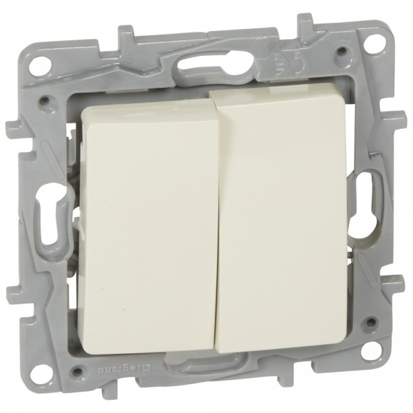 APPAREILLAGE INTER DVV ENCASTRE IVOIRE 10A NILOE 664802 LEGRAND