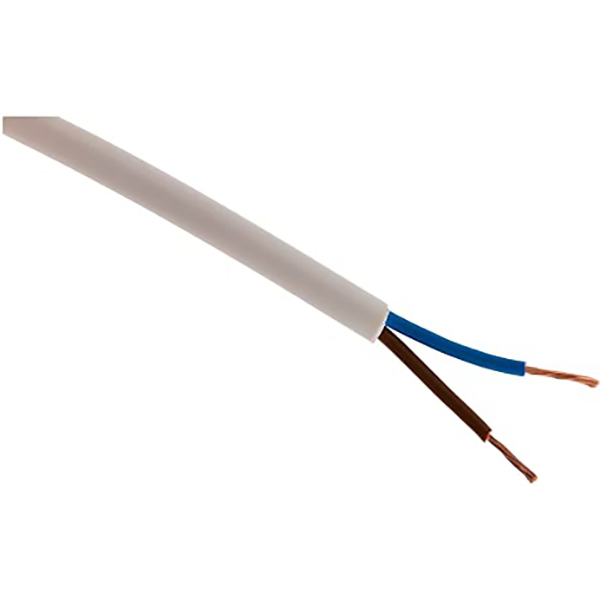 CABLE DOMESTIQUE SOUPLE EX VGV HO5 VV-F 2X2.5MM2 BLANC  ML