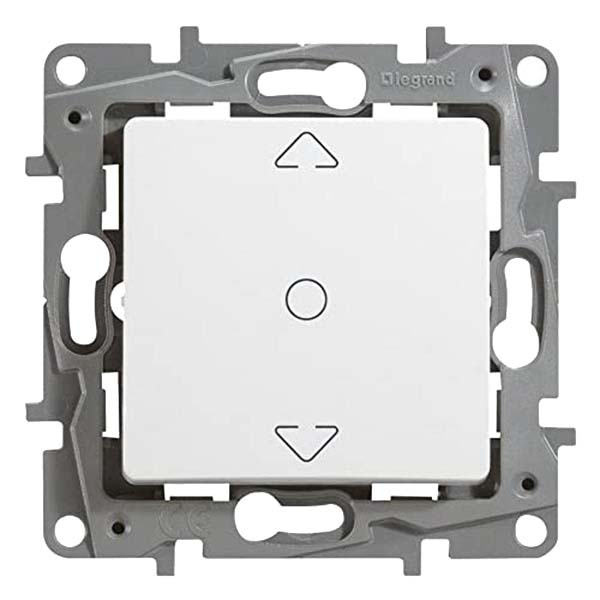 APPAREILLAGE COMMANDE VOLET ROULANT ENCASTRE BLANC NILOE 664711 LEGRAND
