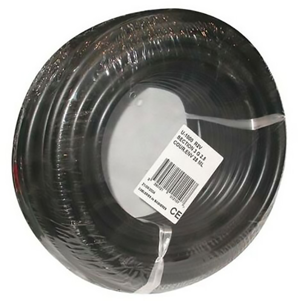 CABLE INDUSTRIEL RIGIDE U1000 R2V 1X95MM2 ML