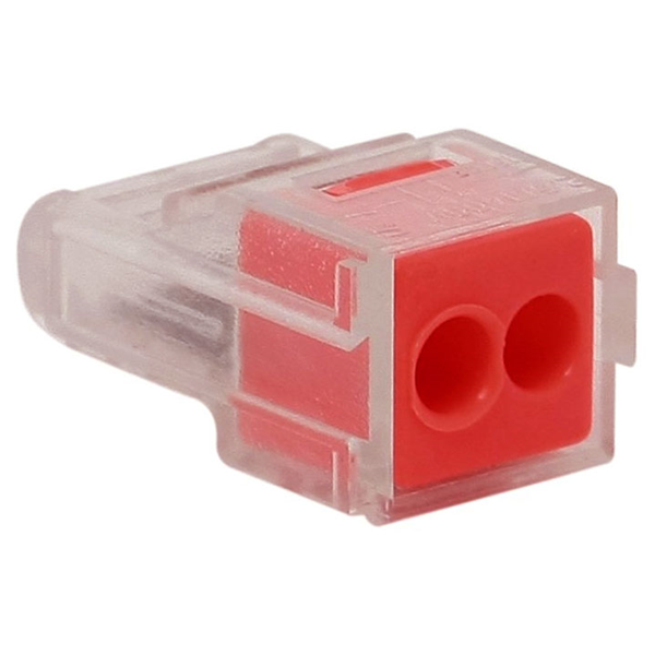 BORNE AUTO 2 COND1,5 A 2,5 MM2 ROUGE
