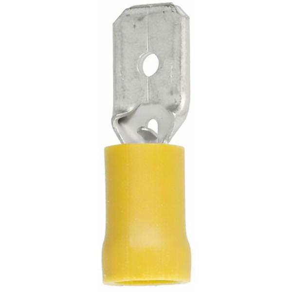 CLIPS MALE ISOLE 6,3*0,8 BLEU