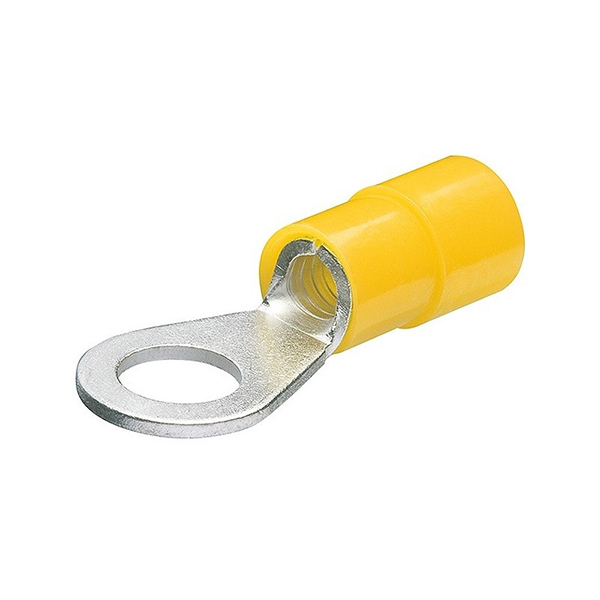 COSSE OEILLET PRE-ISOLE D6 JAUNE