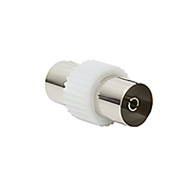 RACC TV COAX F/F D9,52 BLANC