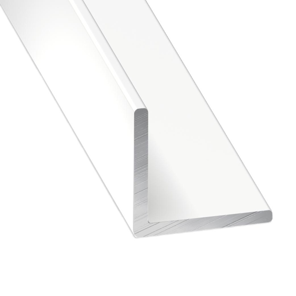 CORNIERE ALU BLANC 20X15X1,5-2 M