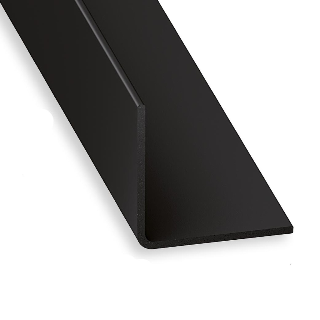 CORNIERE PVC NOIR LAQUEE 20X20-2,50M