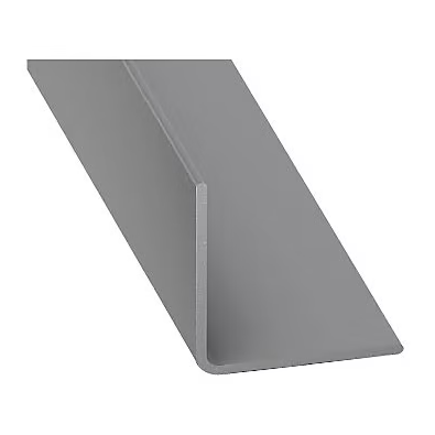 CORNIERE PVC GRIS ALU 20X20-2M