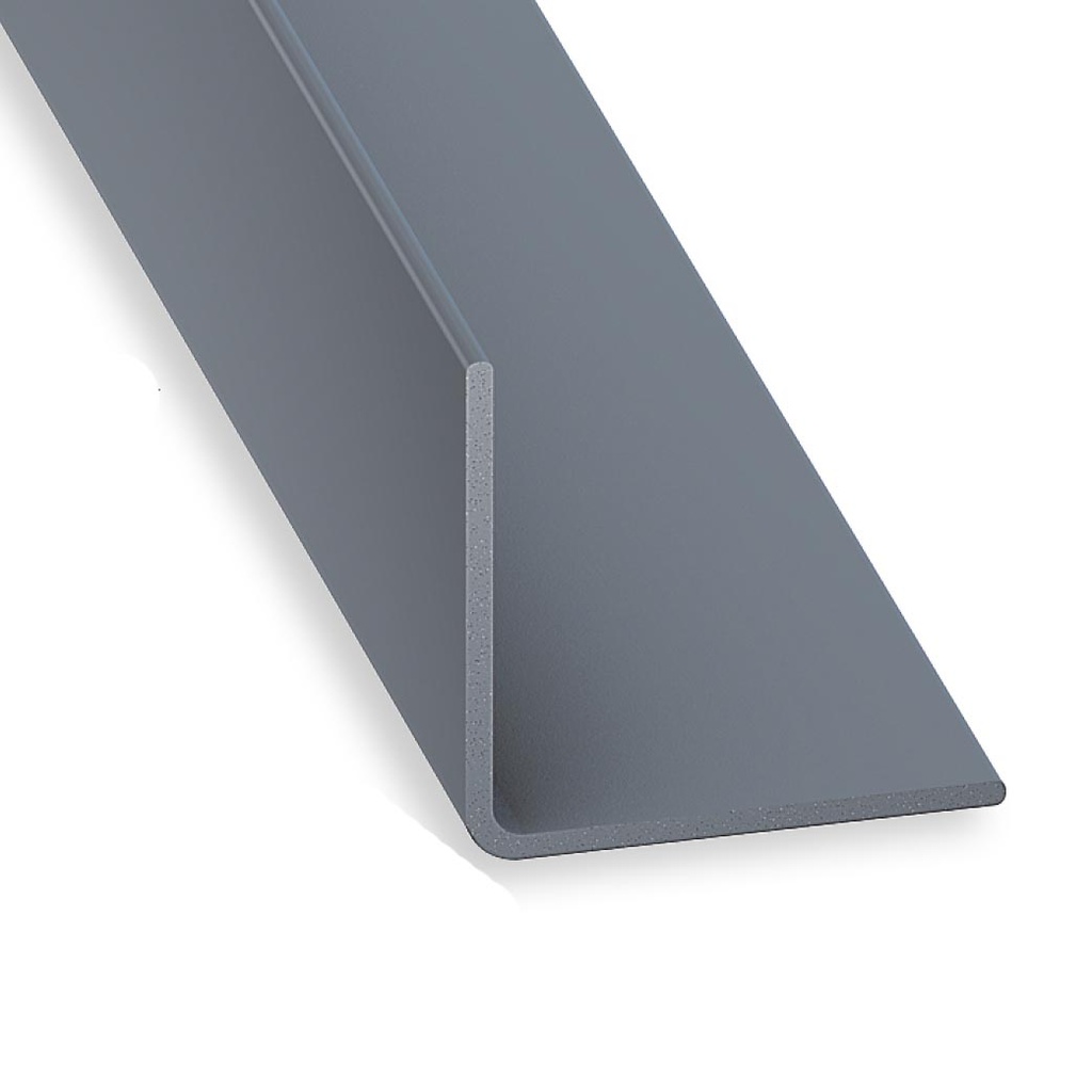 CORNIERE PVC GRIS TITANE 20X20-2M