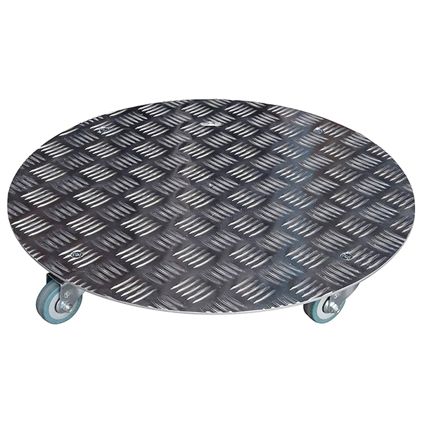 ROULE PLANTES ALU ROND 50CM 5 ROUES