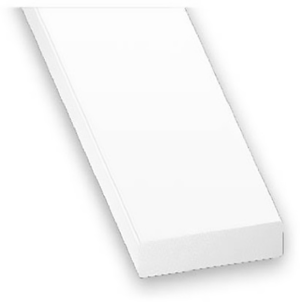PLAT PVC BLANC 25X5-1 M
