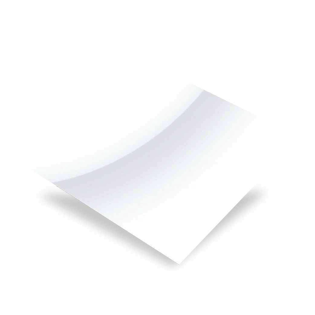 TOLE ALU LAQUE BLANC 500X250MM