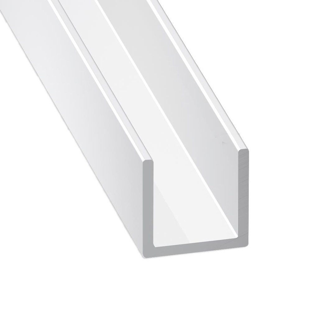 U ALU BLANC 15X15X15X1,5 INT12-2M