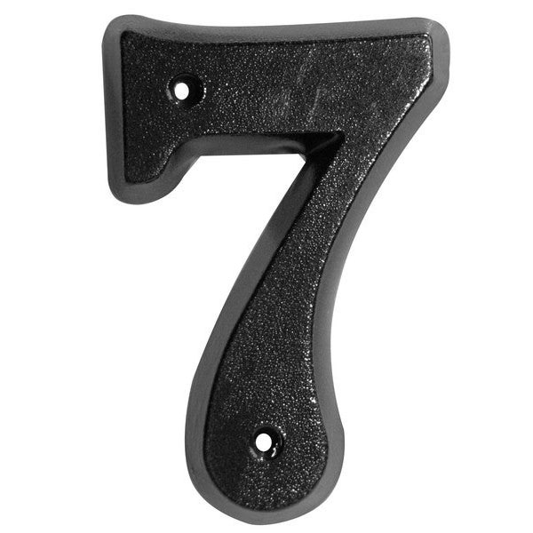 CHIFFRE ZAMAK NOIR 80MM 7
