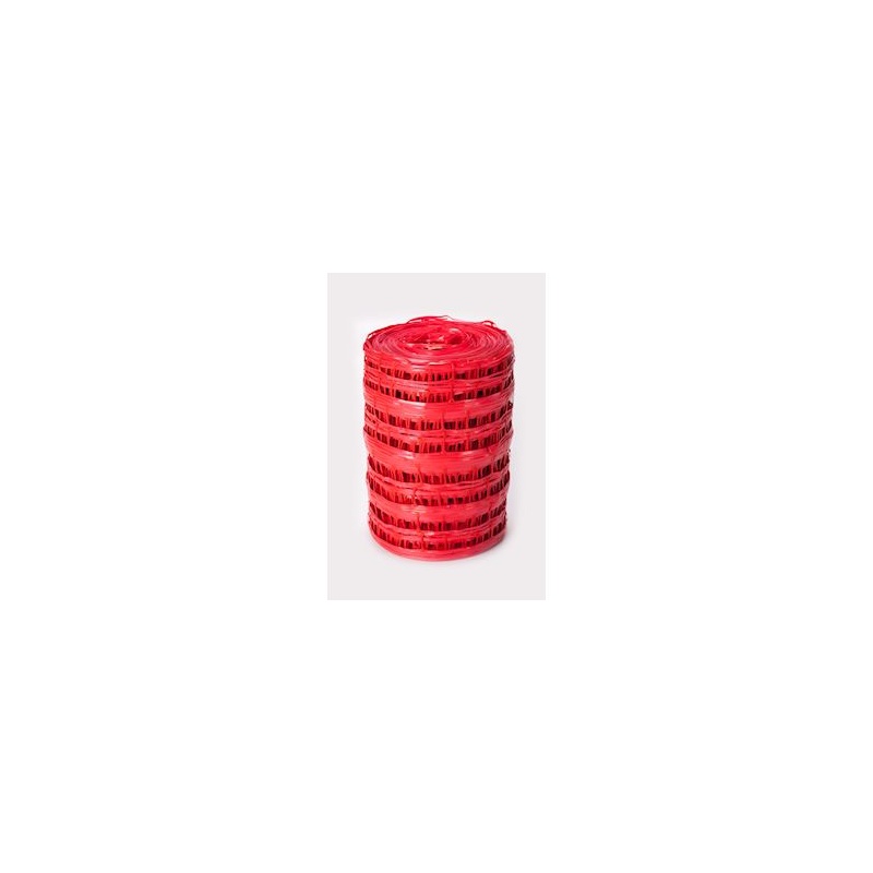 GRILLAGE AVERTISSEUR ROUGE 100M X 30 CM