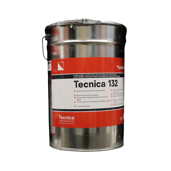 TECNICA 132 SOUS-COUCHE EN EPOXY, MORTIER DE NIVELLEMENT, REVETEMENT EN MORTIER, COMPOSANT A + B