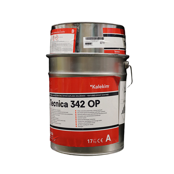 TECNICA 342 MATERIAU DE REVETEMENT FINAL EN EPOXY, COMPOSANT A - 17 KG - GRIS RAL 7040