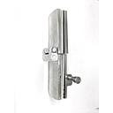 CHARNIERE DE PORTE DE DOUCHE EN VERRE FIXE POUR FIXATION VERRE-VERRE A 180°- 100X52X8MM BOUT CARRE