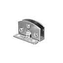 CHARNIERE DE PORTE EN VERRE SIMPLE SENS POUR FIXATION MUR-VERRE - 35X57X2,5MM