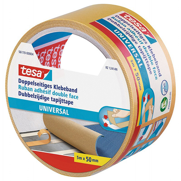 ADHESIF DOUBLE FACE UNIVERSAL 5M:50MM