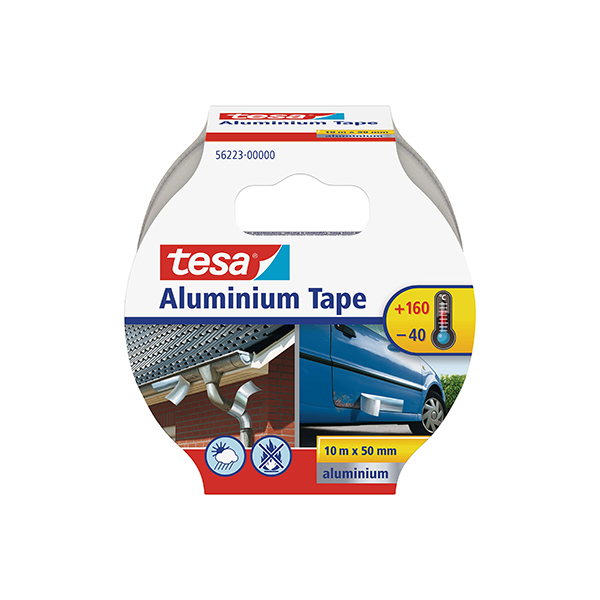ADHESIF POUR LA REPARATION/SECURITE ALUMINIUM TAPE 10M:50MM GRIS