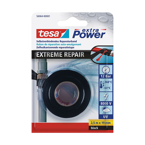 ADHESIF POUR LA REPARATION/SECURITE EXTERNE REPAIR-AUTO AMALGAMENT 25MX19MM NOIR