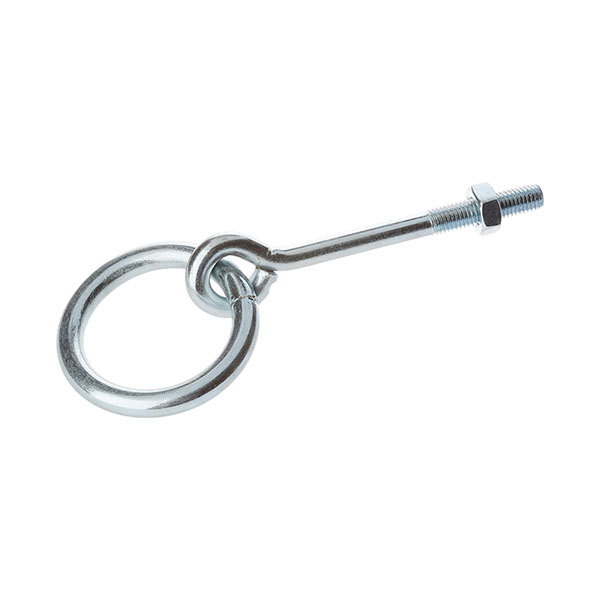 ANNEAU ECURIE ECROU ACIE ZINGUE D10X50MM L100MM