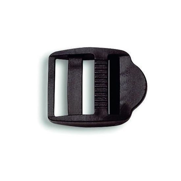 2 BOUCLES SERRAGE POLYAMIDE POUR SANGLE 25MM