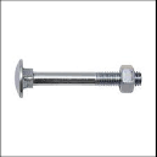 BOULON A BOIS PAS AU FONDS NOIR OXYDE 6X25