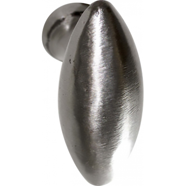 BOUTON OVALE HT32 ZAMAC COULEUR BRONZE