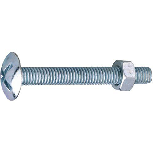BOULON POELIER + ECROU M8*40 - BTE DE 100PCS