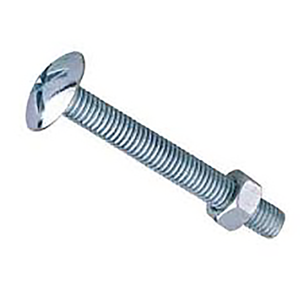 BOULON POELIER + ECROU M10*40 - BOITE DE 100