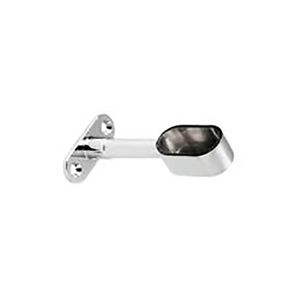 CACHE SUPPORT OVALE 30X15 ZAMAK CHROME X2