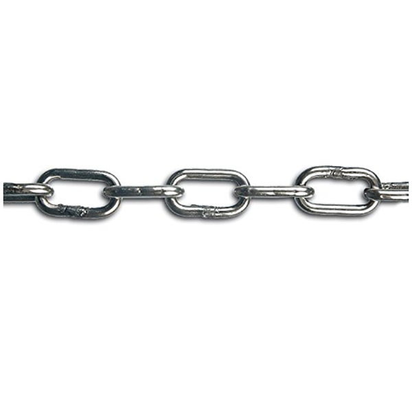 CHAINE SOUDEE MAILLE COURTE INOXYDABLE 100KG D4MM/M